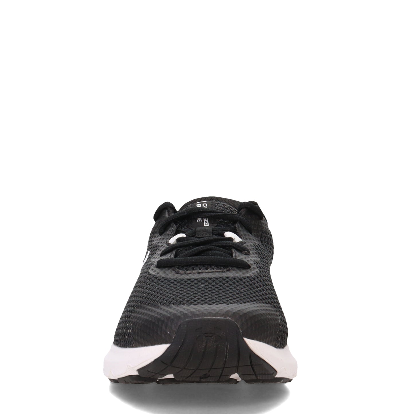 Peltz Shoes Men's Under Armour Charged Rogue 3 Running Shoe - Wide Width BLACK GREY 3026020-002