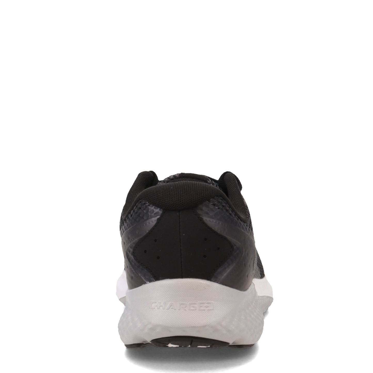 Peltz Shoes Men's Under Armour Charged Rogue 3 Running Shoe - Wide Width BLACK GREY 3026020-002