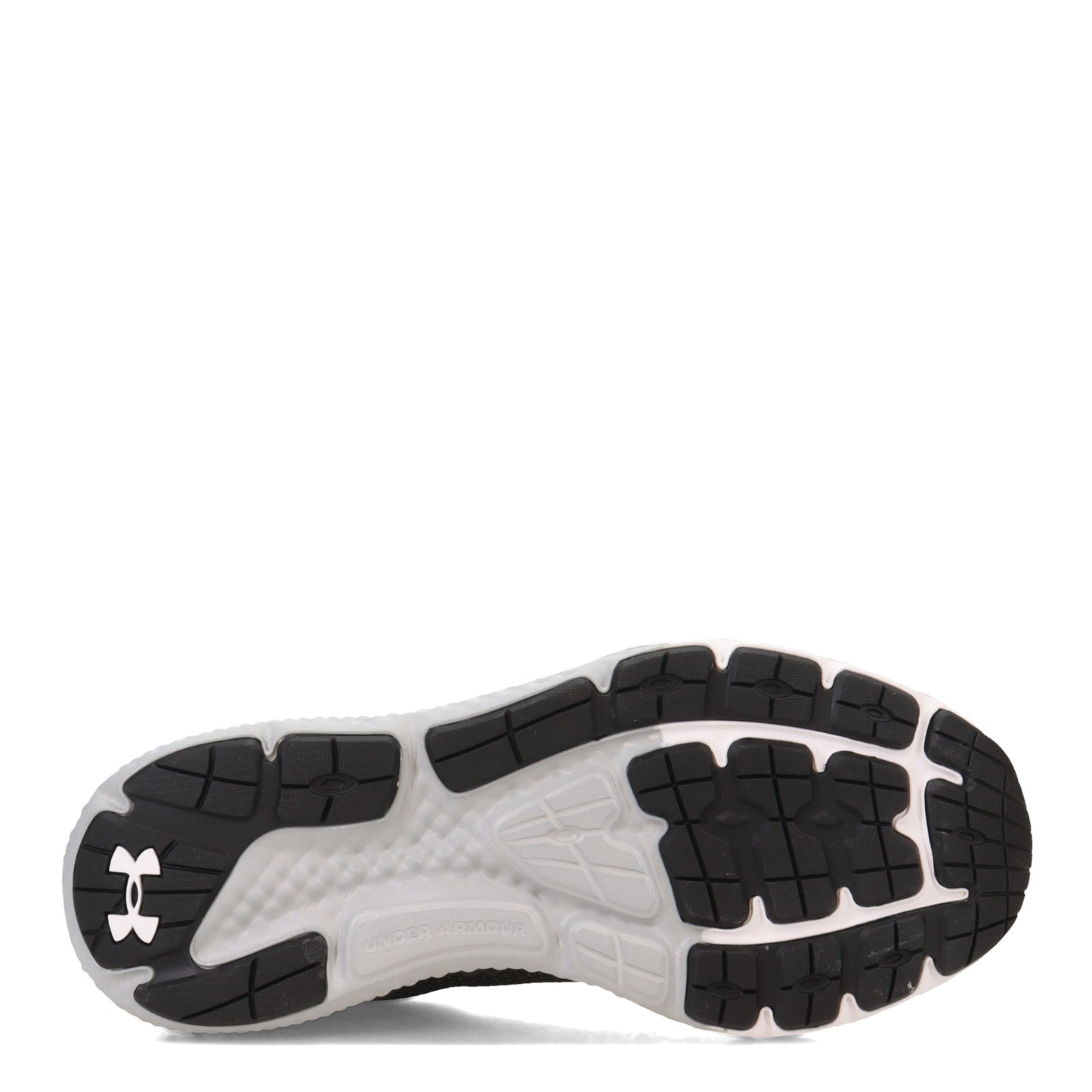 Peltz Shoes Men's Under Armour Charged Rogue 3 Running Shoe - Wide Width BLACK GREY 3026020-002