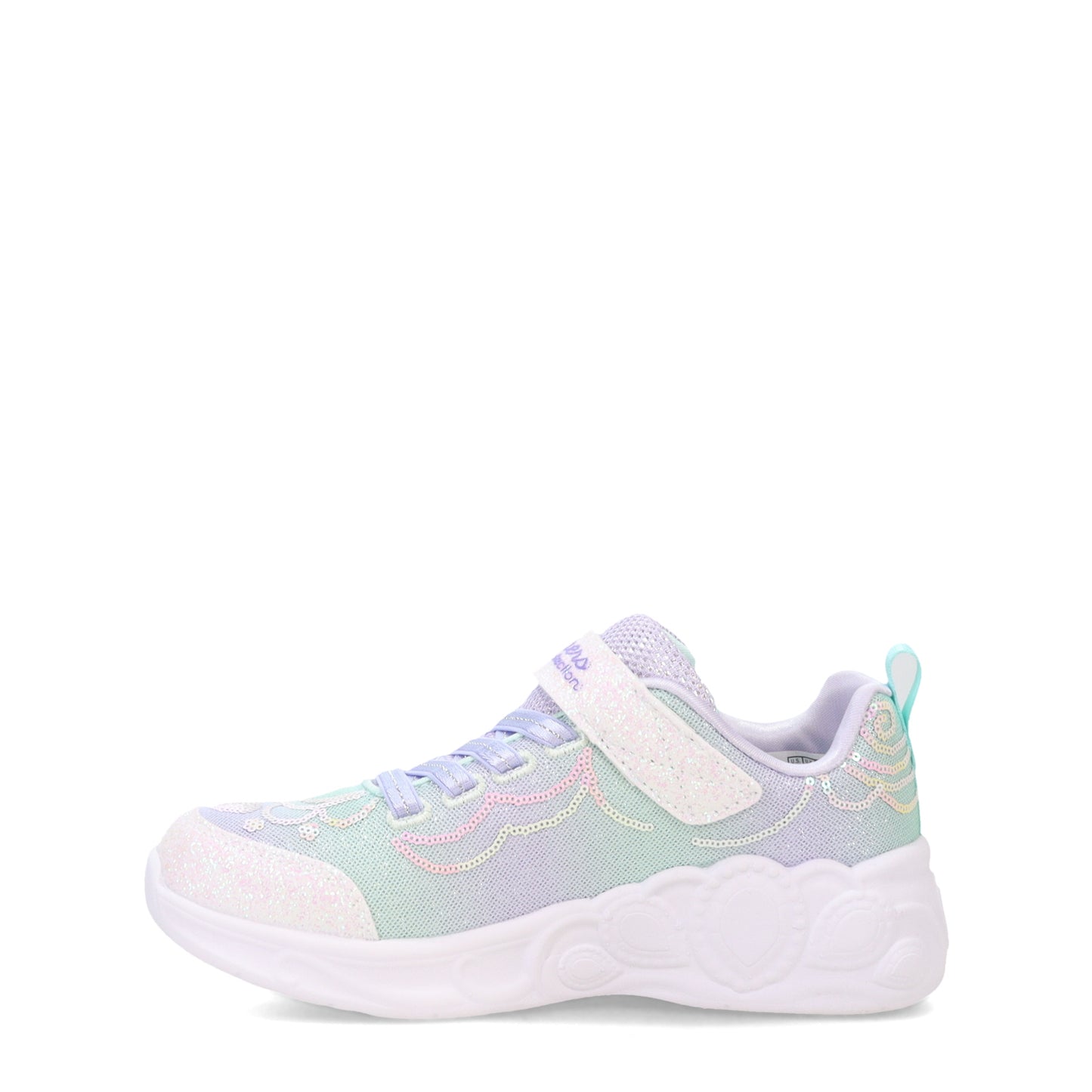Peltz Shoes Girl's Skechers Princess Wishes Sneaker – Little Kid Lavender Multi 302686L-LVMT
