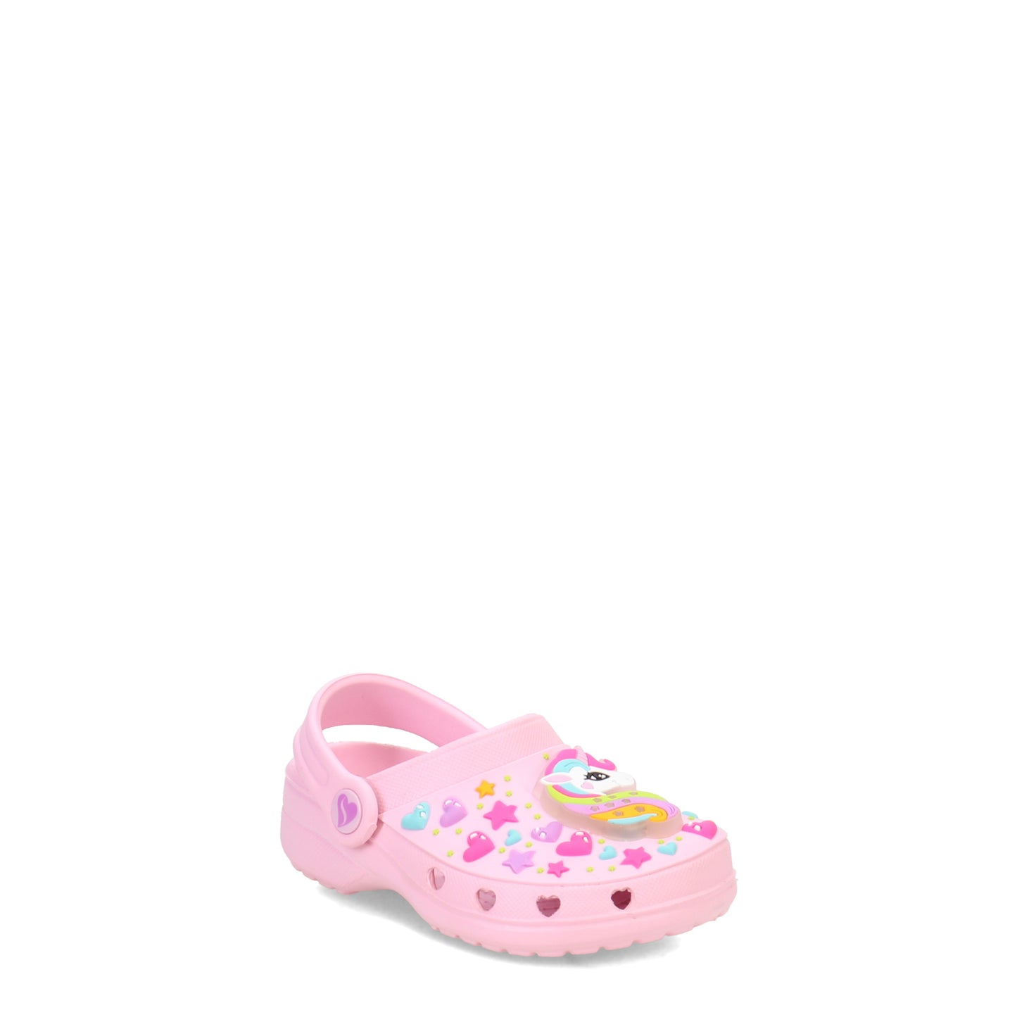 Peltz Shoes Girl's Skechers Foamies: Heart Charmer - Unicorn Delight Clog - Toddler Pink 308016N-PNK
