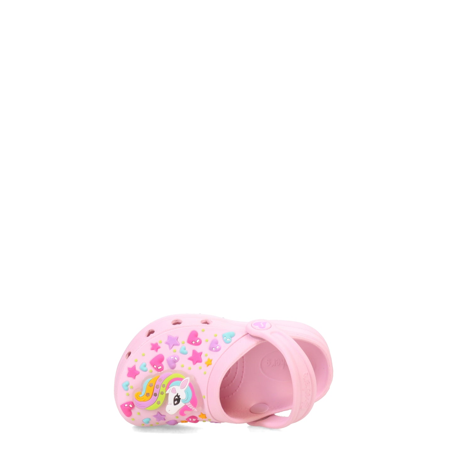 Peltz Shoes Girl's Skechers Foamies: Heart Charmer - Unicorn Delight Clog - Toddler Pink 308016N-PNK