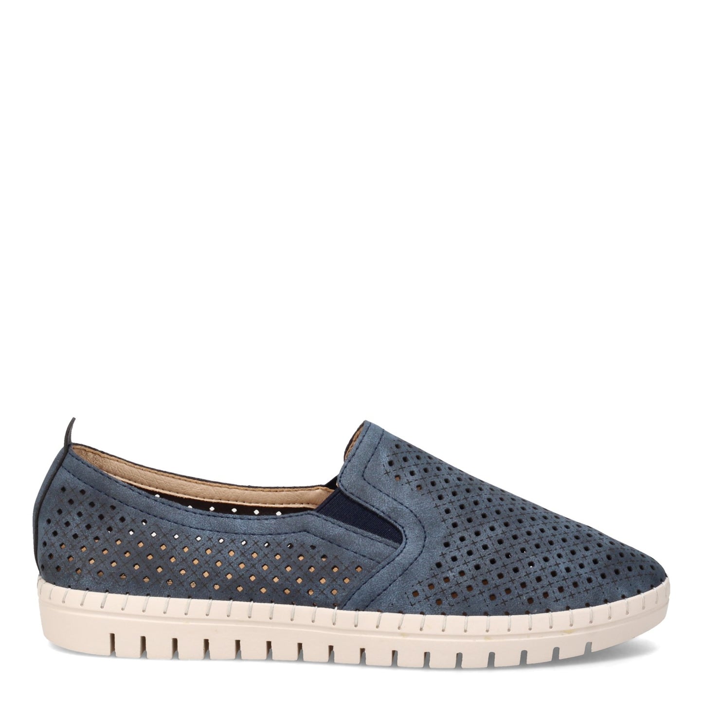 Peltz Shoes Women's Easy Street Fresh Slip-On NAVY 31-2780