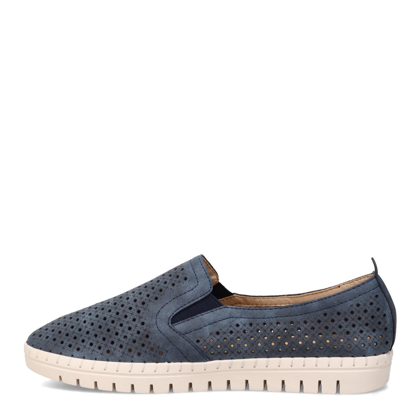 Peltz Shoes Women's Easy Street Fresh Slip-On NAVY 31-2780