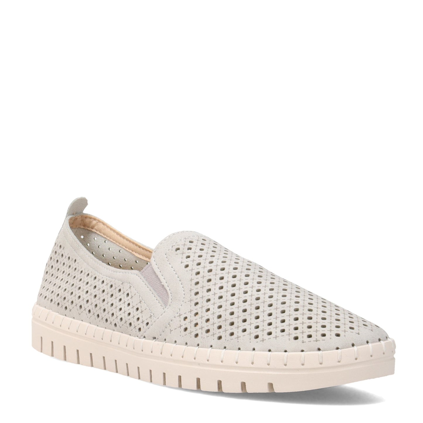 Peltz Shoes Women's Easy Street Fresh Slip-On GREY 31-2787