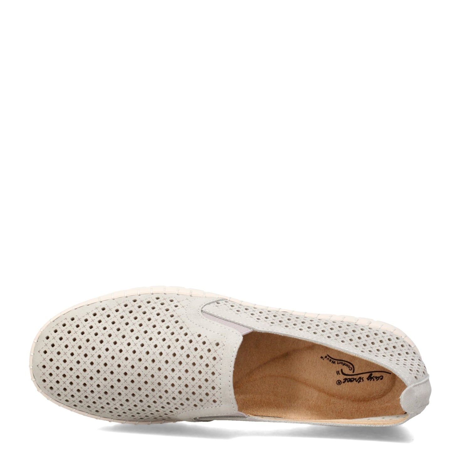 Peltz Shoes Women's Easy Street Fresh Slip-On GREY 31-2787