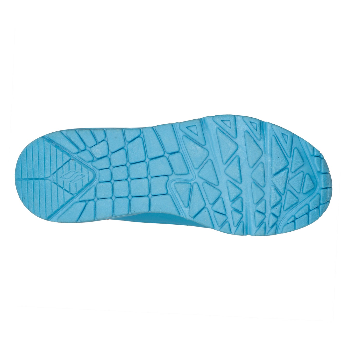 Peltz Shoes Girl's Skechers Street Uno Gen1 - Neon Glow Sneaker - Little Kid AQUA 310525L-AQUA
