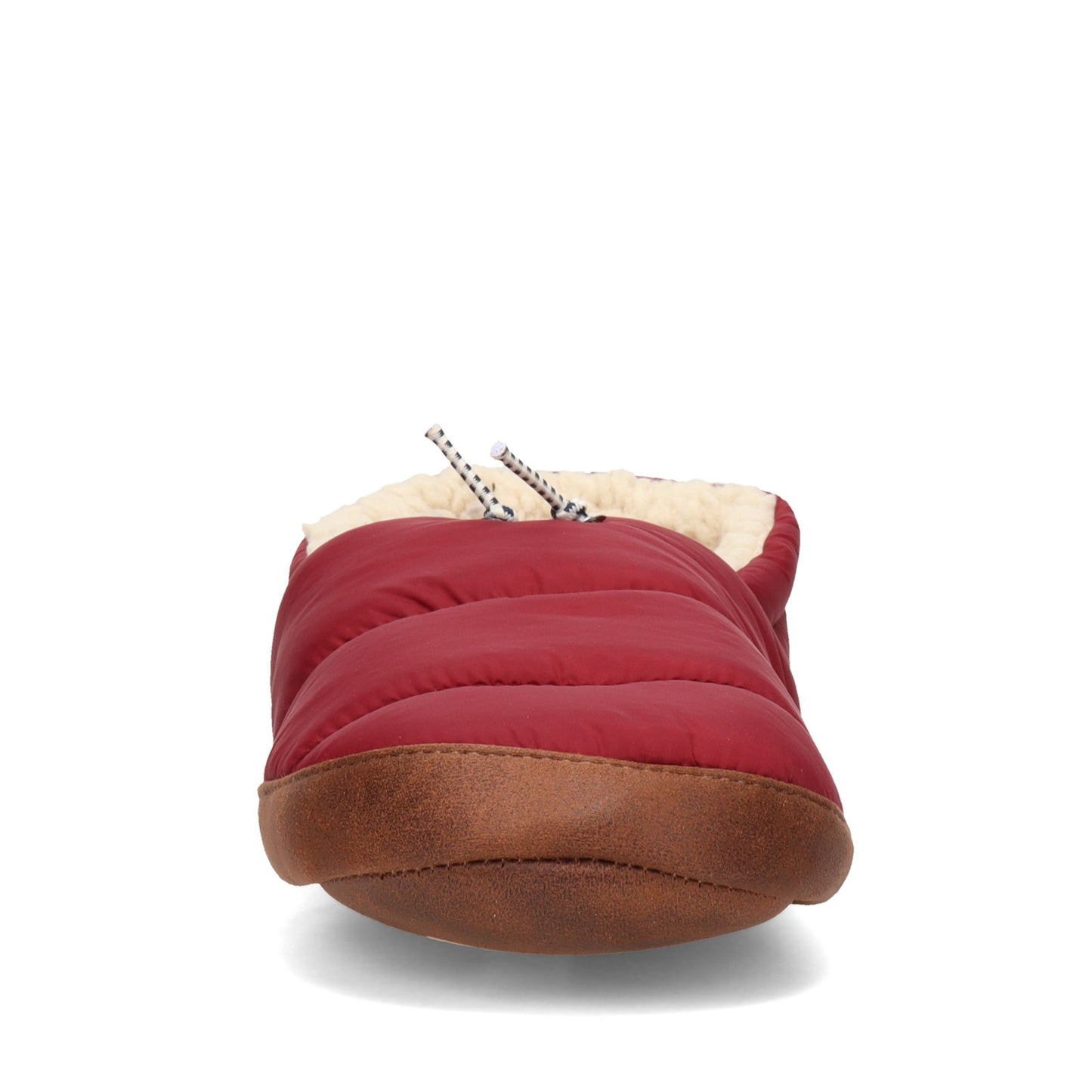 Peltz Shoes Women's Dearfoams Cedar Nylon Sleeping Bag Closed Back Slipper CABERNET 31071-10604