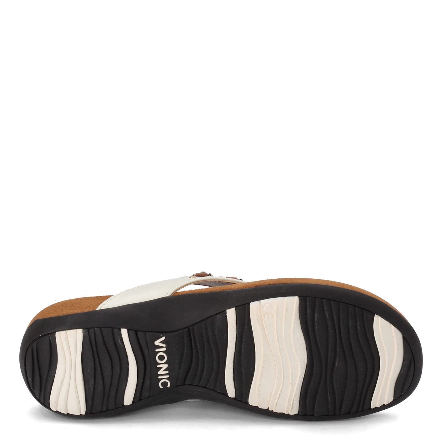 Peltz Shoes Women's Vionic Floriana Thong Sandals WHITE 340FLORIANA-WHT