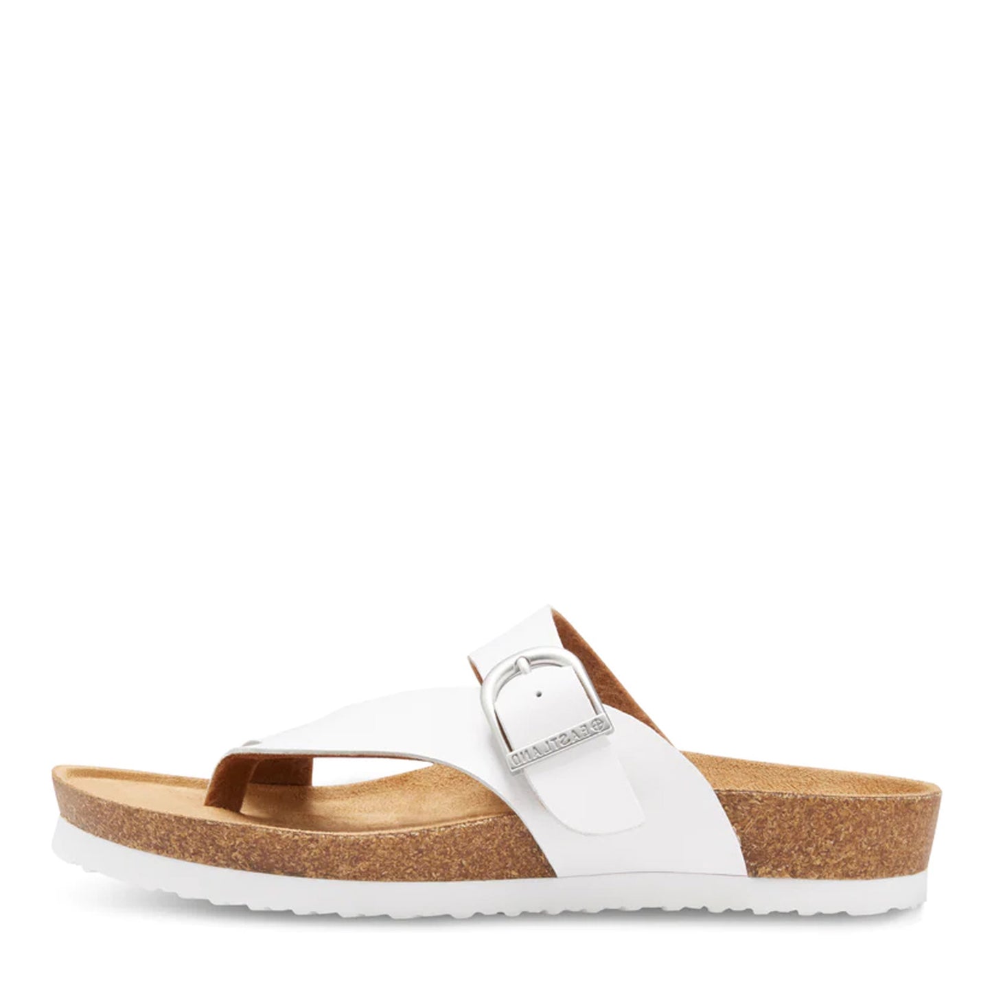 Peltz Shoes Women's Eastland Shauna Sandal WHITE 3402-13