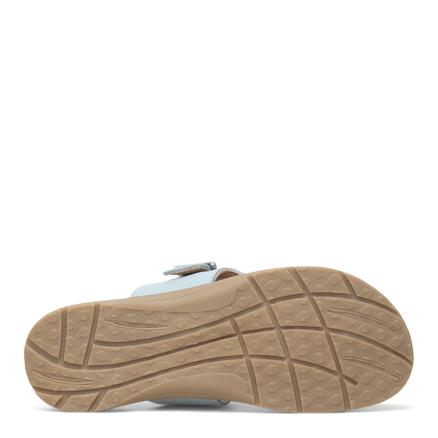 Peltz Shoes Women's Eastland Tahiti Sandal BLUE NUBUCK 3437-23