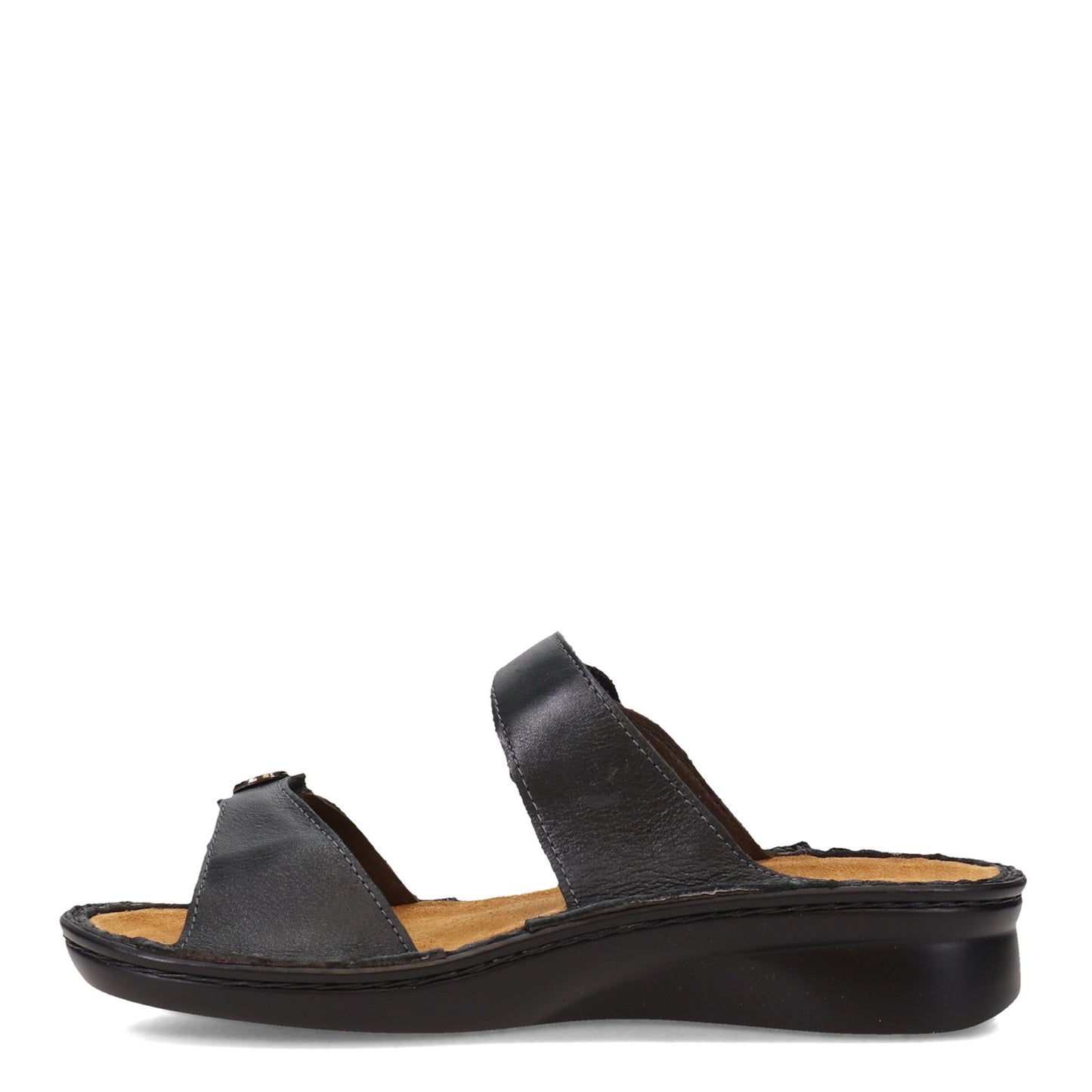 Peltz Shoes Women's Naot Triton Sandal BLACK SHINY 35130-B76
