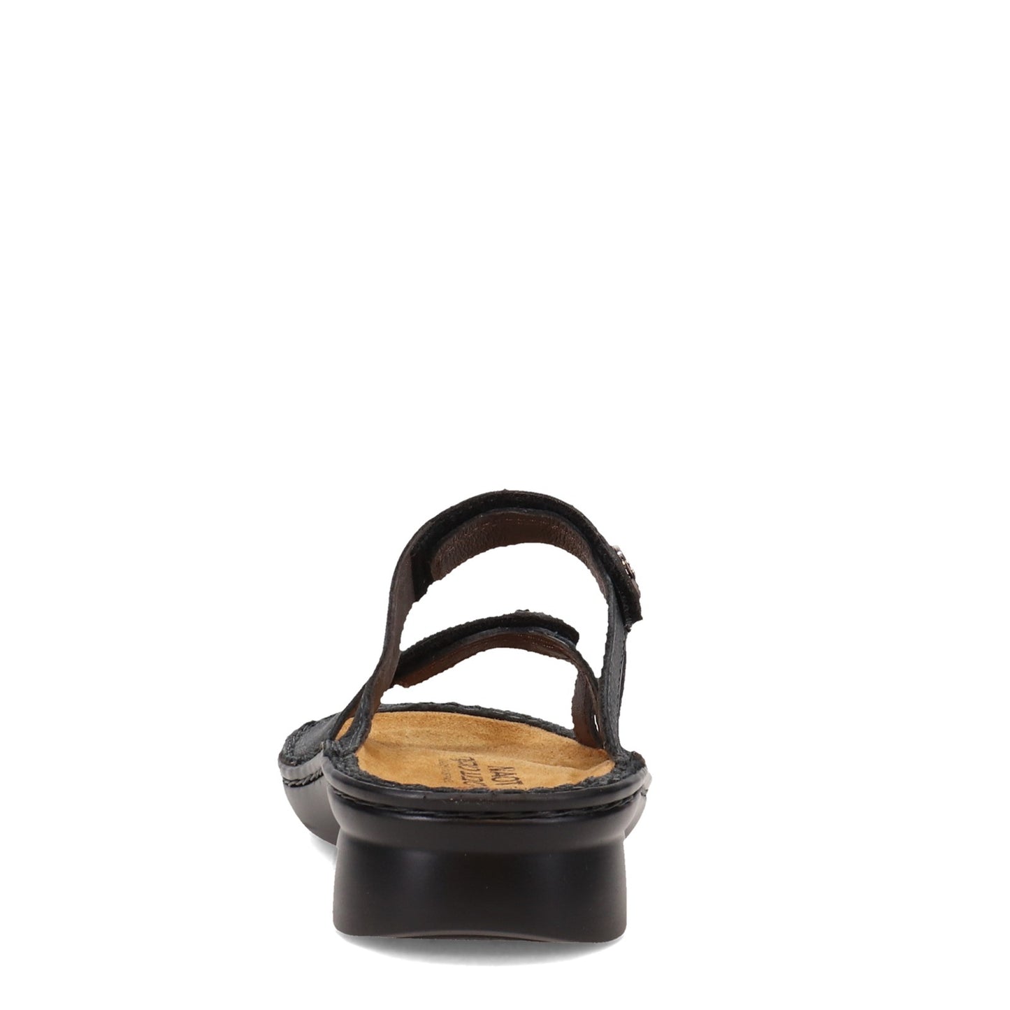 Peltz Shoes Women's Naot Triton Sandal BLACK SHINY 35130-B76