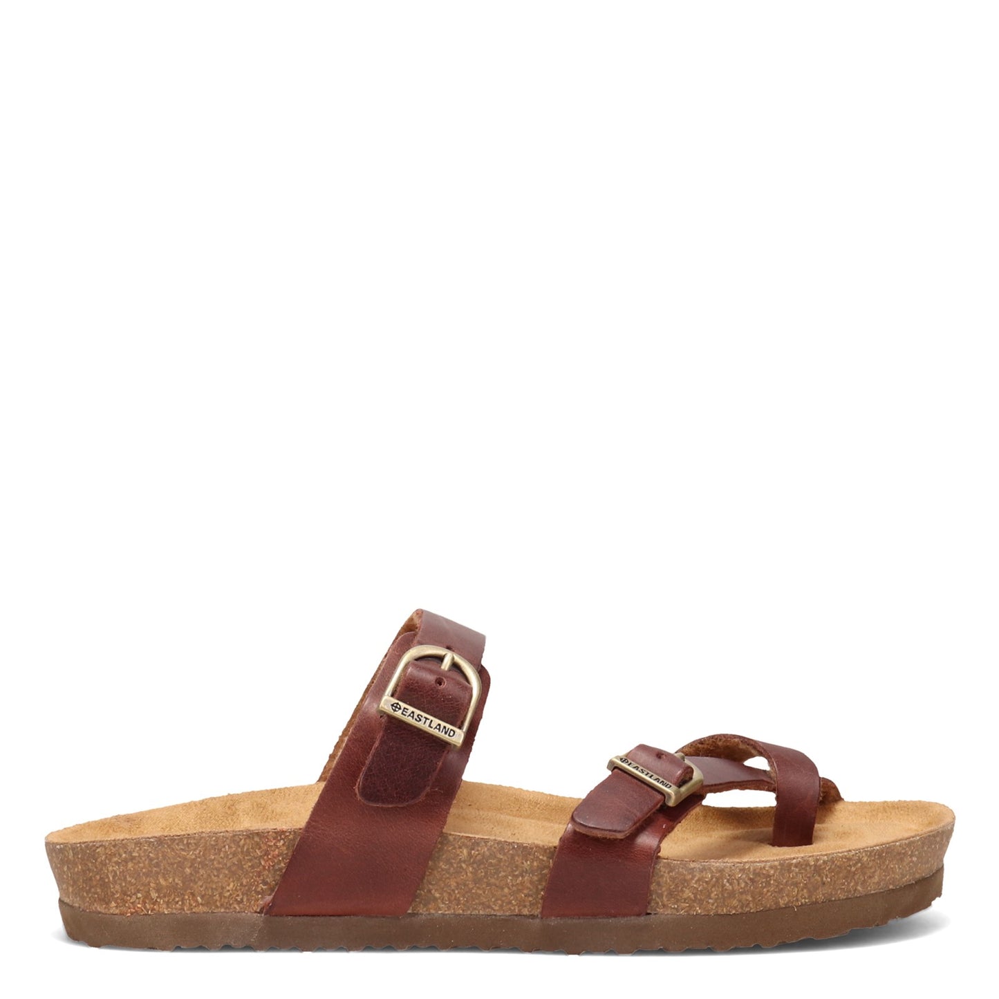 Peltz Shoes Women's Eastland Tiogo Sandal WALNUT 3772-79