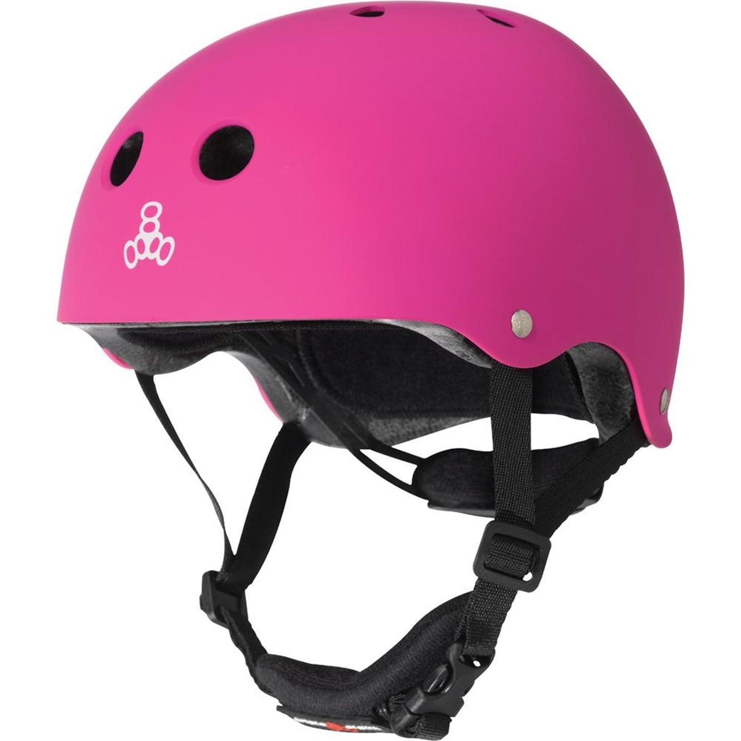 Peltz Shoes Triple Eight Lil 8 Helmet NEON PINK 3924-NEONP