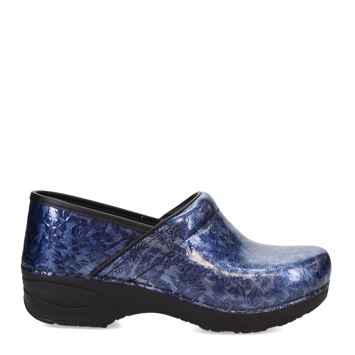 Peltz Shoes Women's Dansko XP 2.0 Clog Navy Embossed 3950-520202