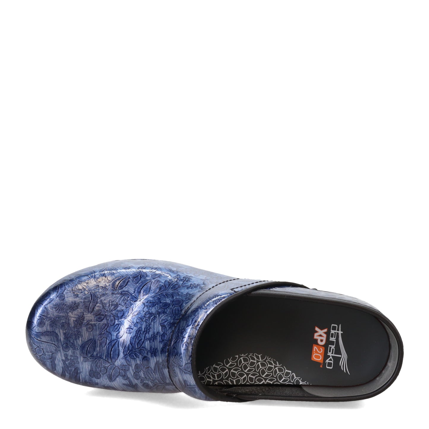 Peltz Shoes Women's Dansko XP 2.0 Clog Navy Embossed 3950-520202