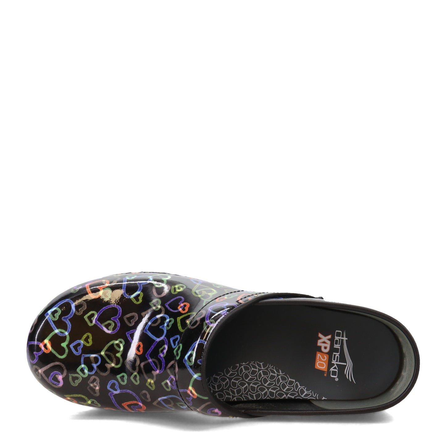 Peltz Shoes Women's Dansko XP 2.0 Work Shoe Floating Hearts 3950-620202