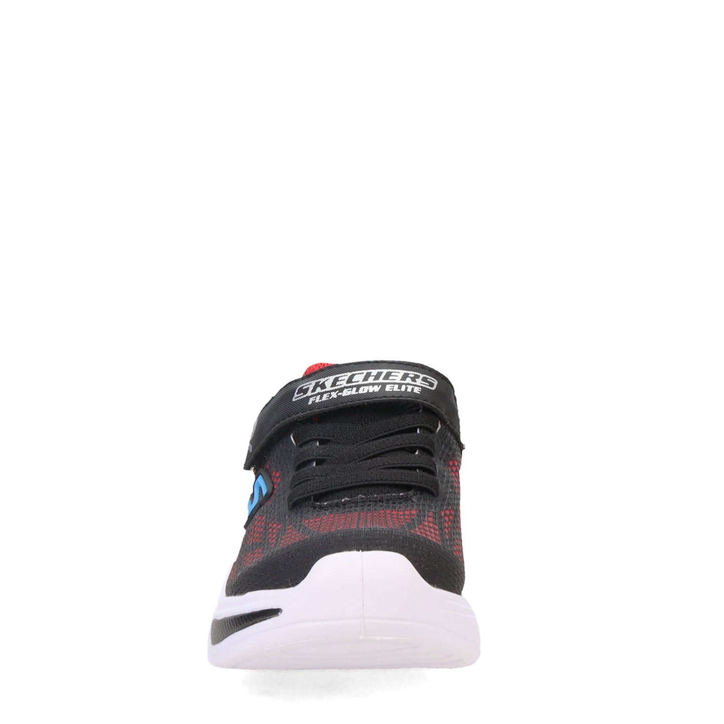 Peltz Shoes Boy's Skechers Flex-Glow Elite - Vorlo Sneaker - Little Kid Black/Red/Blue 400137L-BKRB