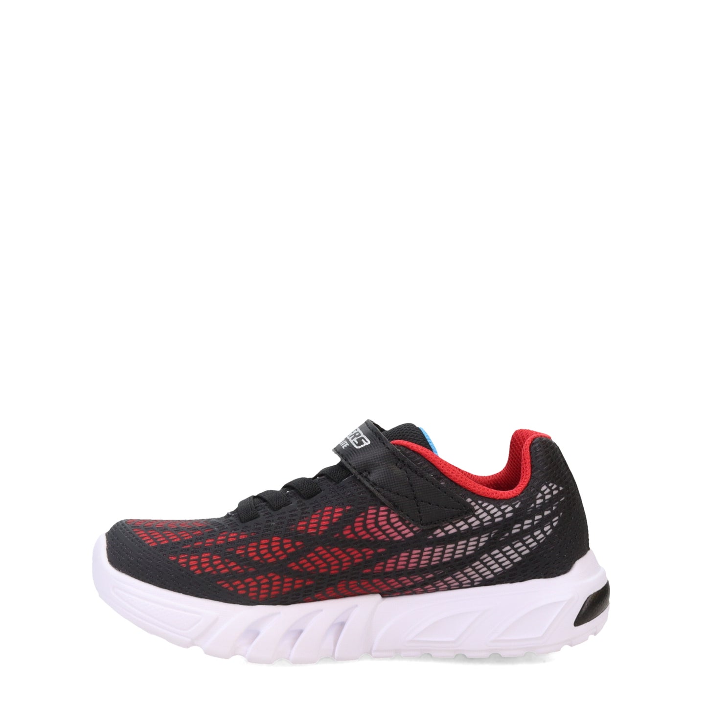 Peltz Shoes Boy's Skechers Flex-Glow Elite - Vorlo Sneaker - Little Kid Black/Red/Blue 400137L-BKRB
