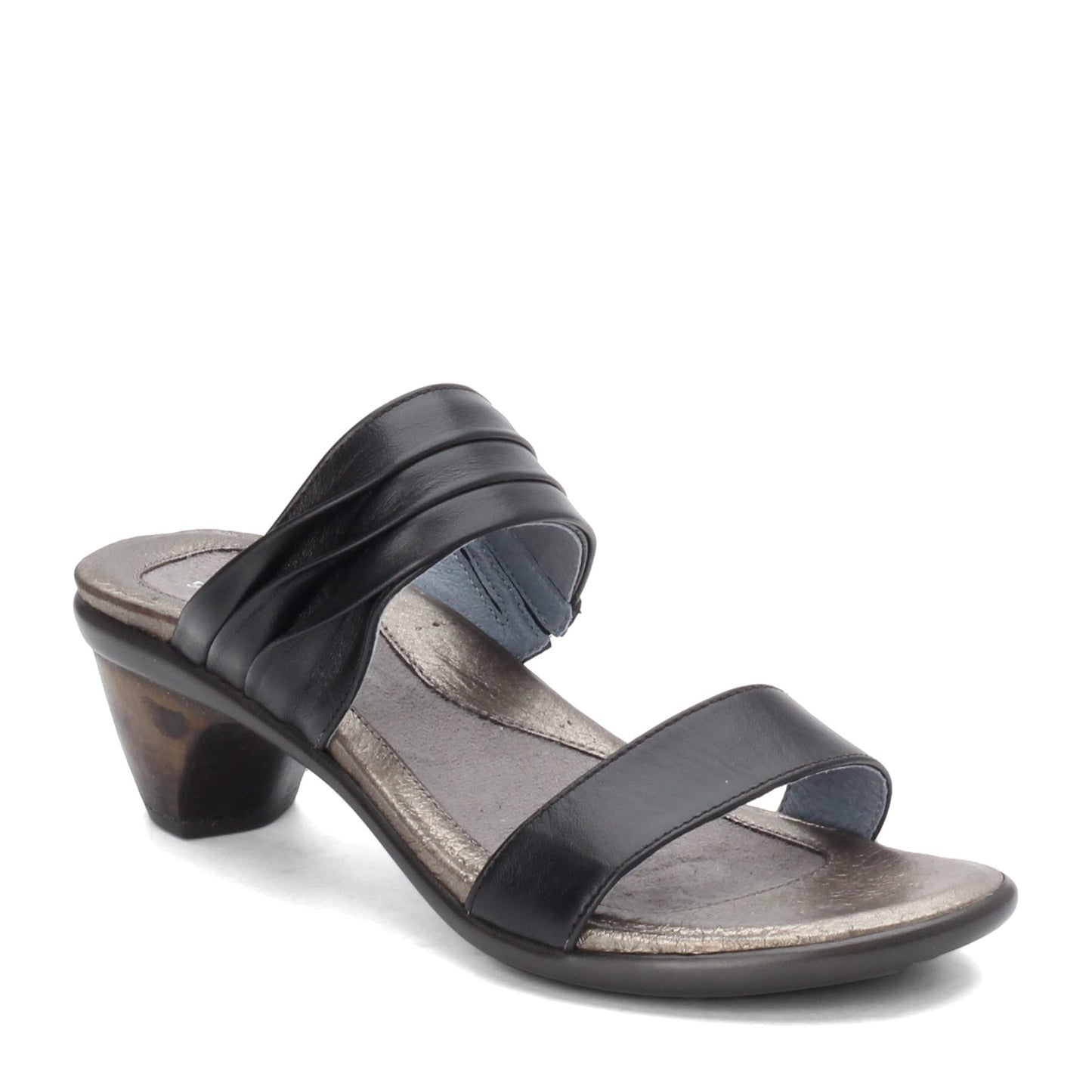 Peltz Shoes Women's Naot Isis Sandal JET BLACK 40016-277