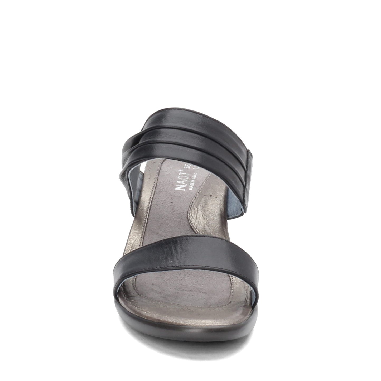 Peltz Shoes Women's Naot Isis Sandal JET BLACK 40016-277