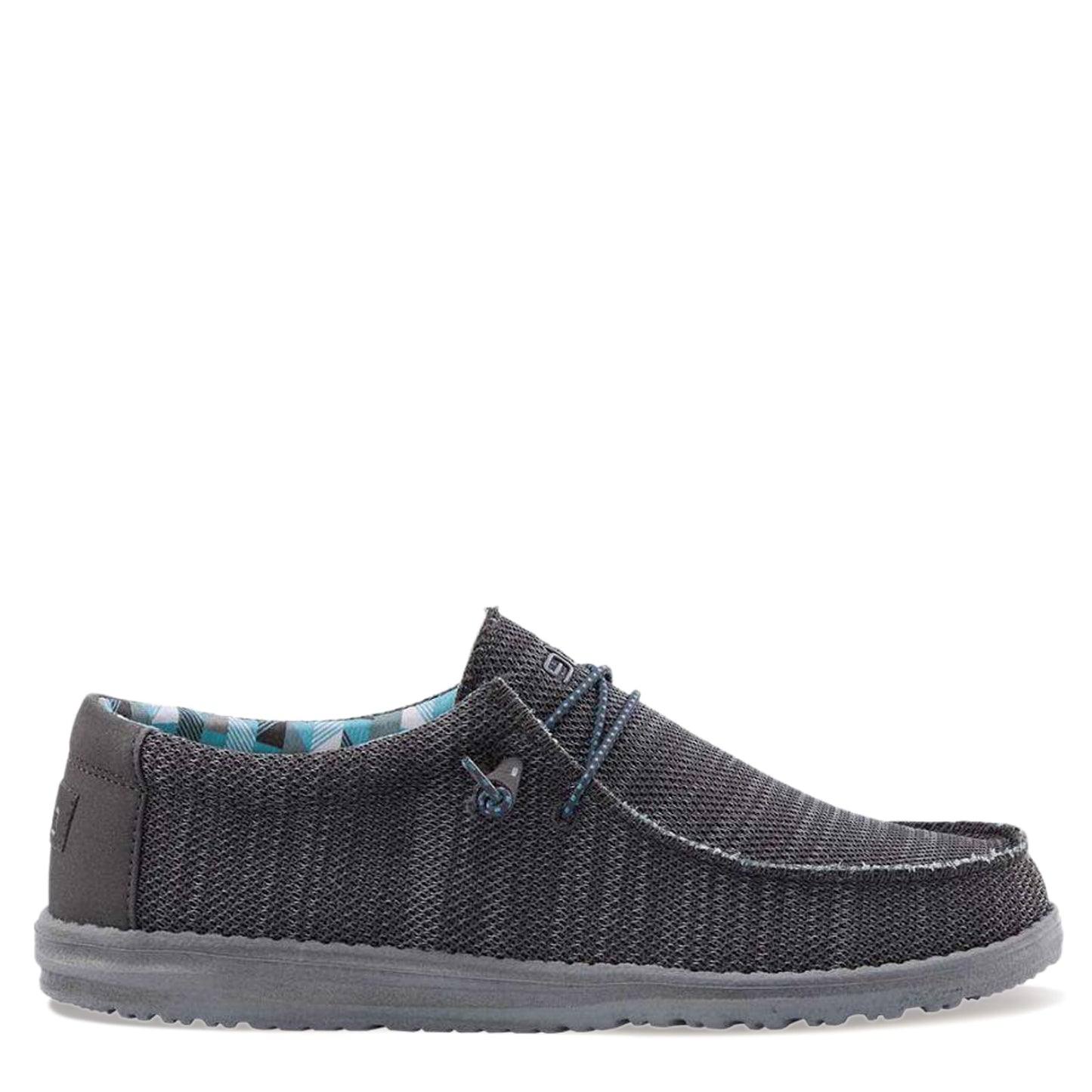 Peltz Shoes Men's Hey Dude Wally Sox Slip-On Charcoal 40019-025