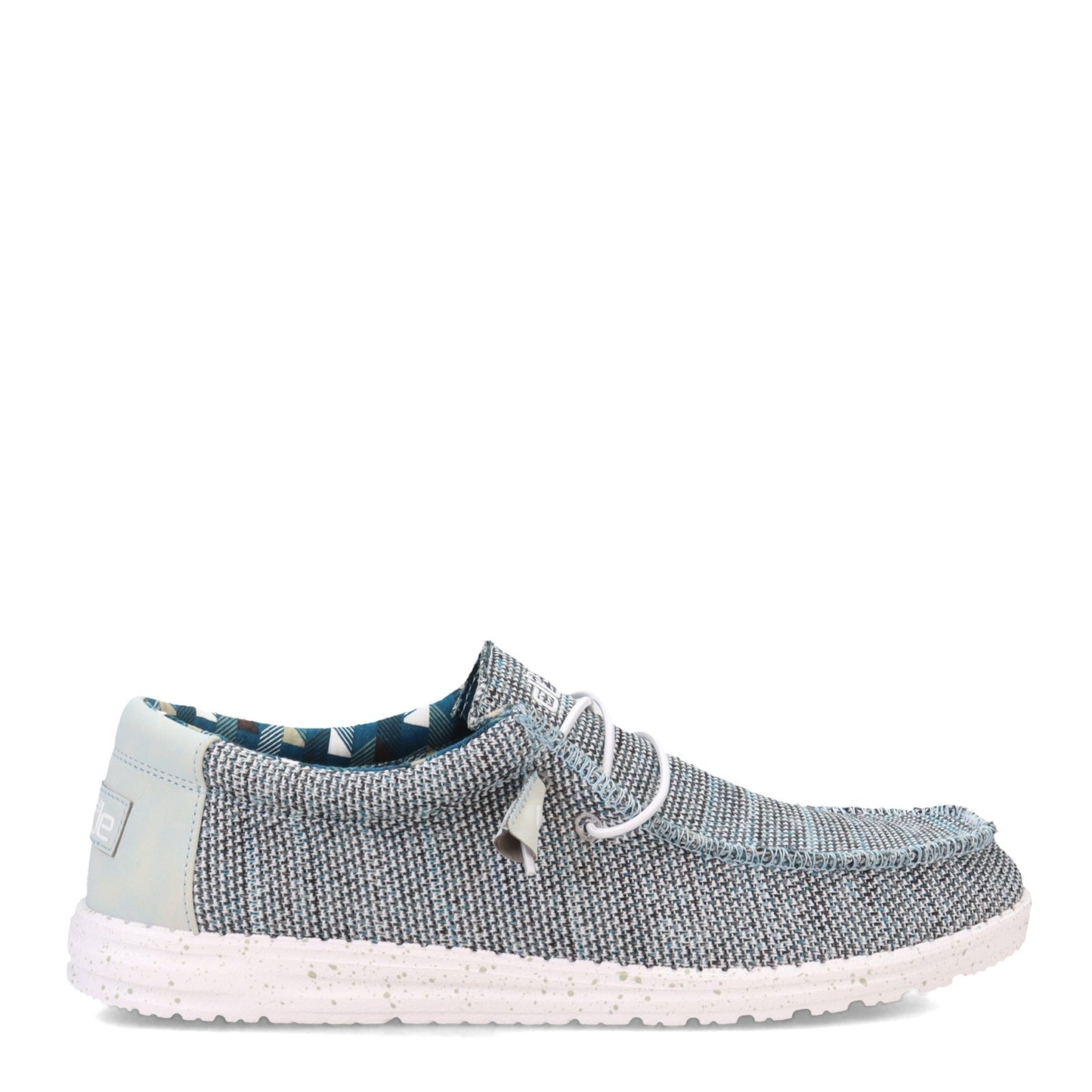 Peltz Shoes Men's Hey Dude Wally Sox Slip-On Ice Grey 40019-1HN