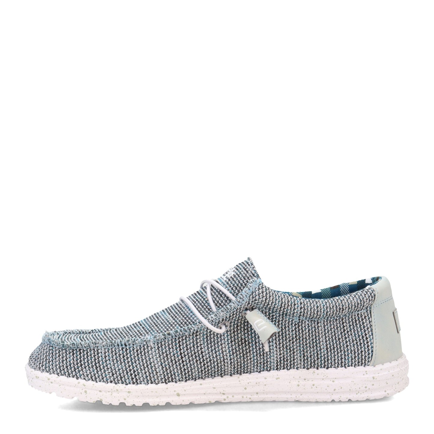 Peltz Shoes Men's Hey Dude Wally Sox Slip-On Ice Grey 40019-1HN