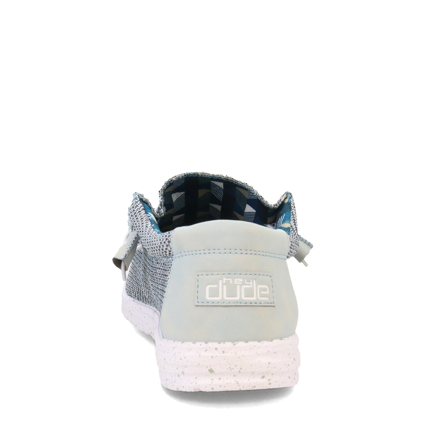 Peltz Shoes Men's Hey Dude Wally Sox Slip-On Ice Grey 40019-1HN