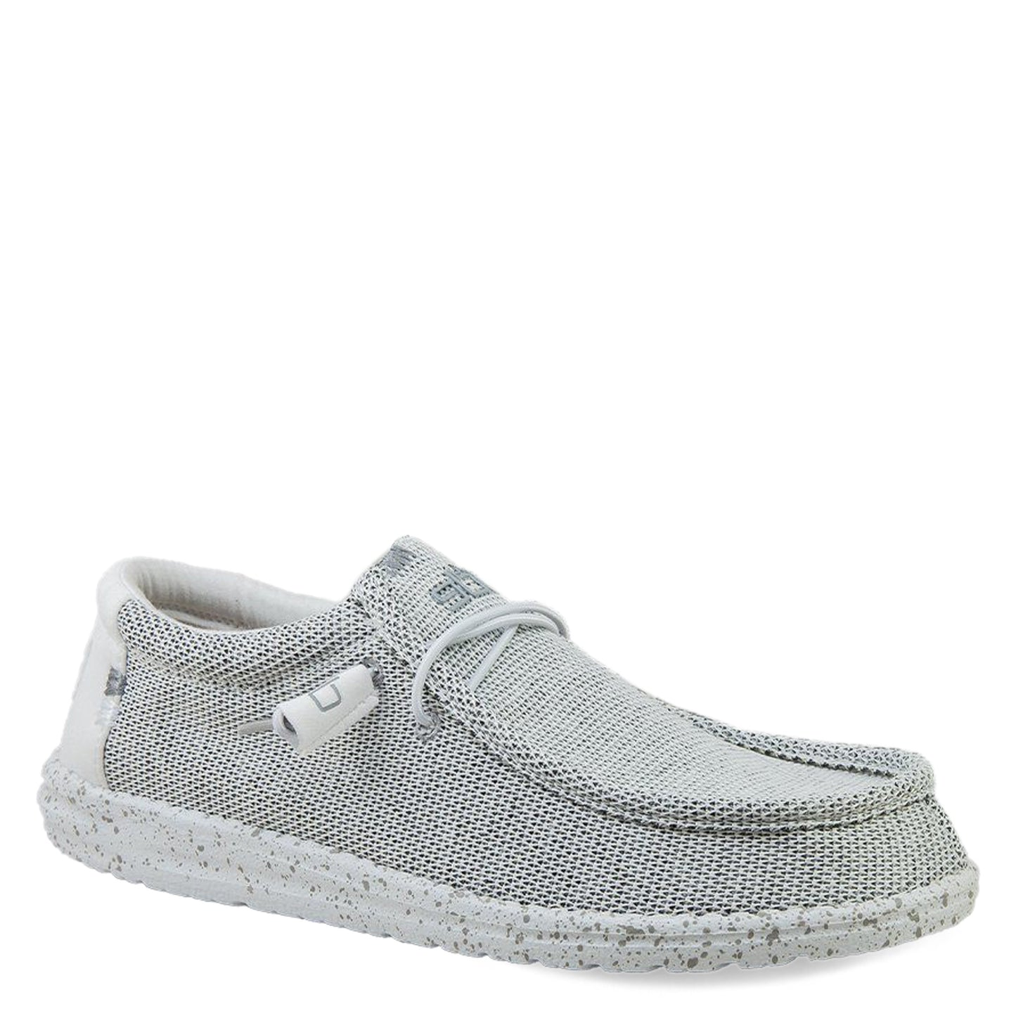 Peltz Shoes Men's Hey Dude Wally Sox Slip-On Stone White 40019-1KA