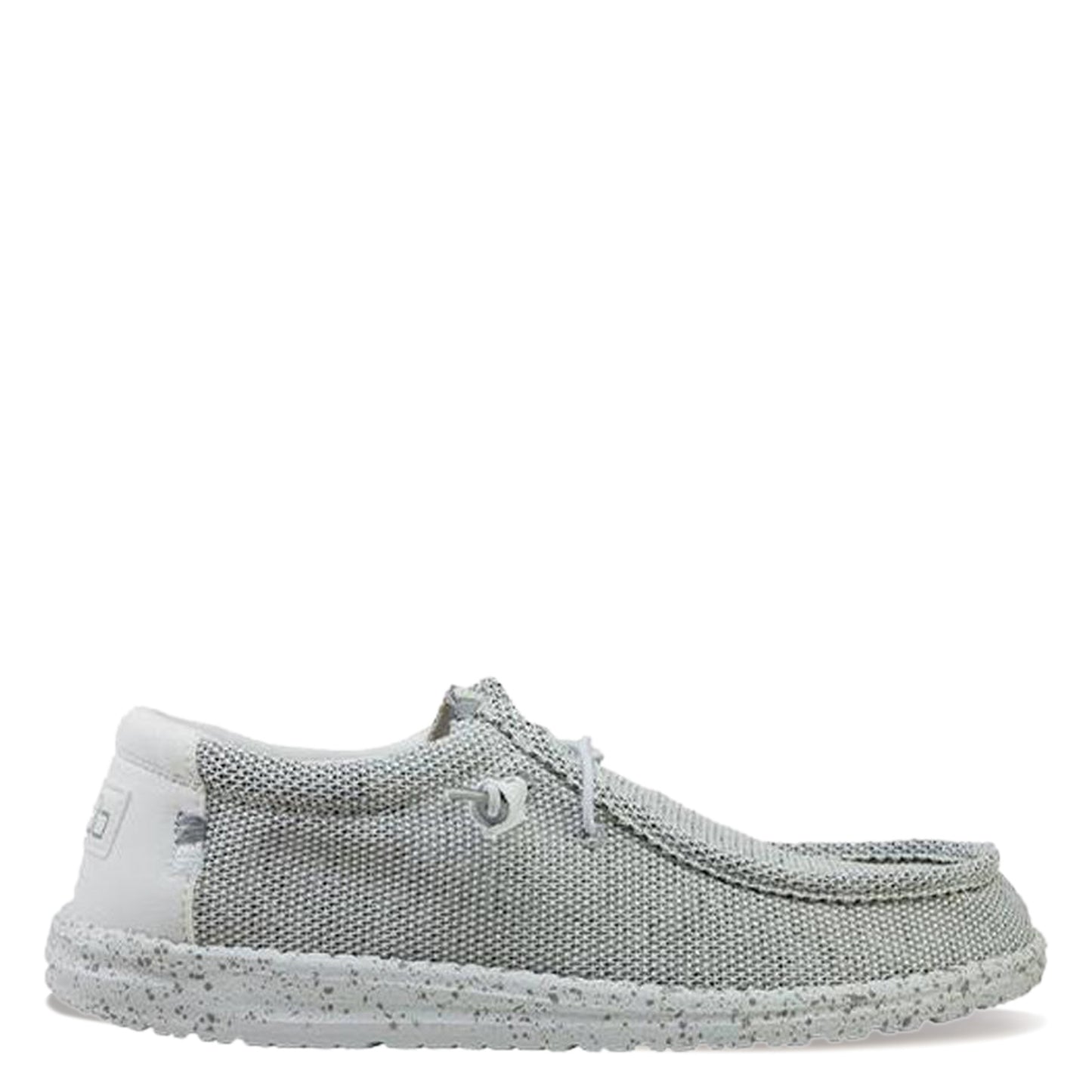 Peltz Shoes Men's Hey Dude Wally Sox Slip-On Stone White 40019-1KA