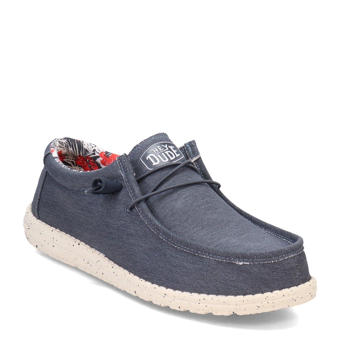 Peltz Shoes Men's Hey Dude Wally Stretch Slip-On Blue 40022-425
