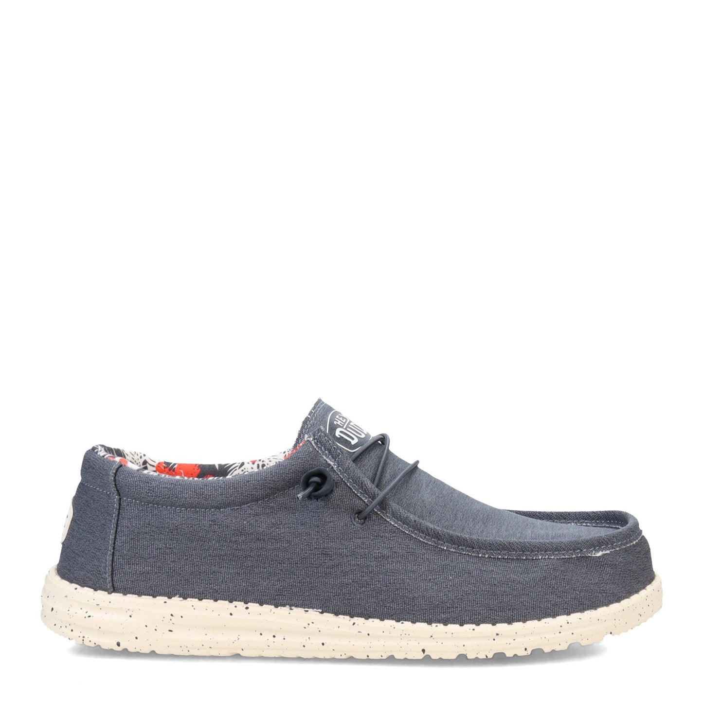 Peltz Shoes Men's Hey Dude Wally Stretch Slip-On Blue 40022-425