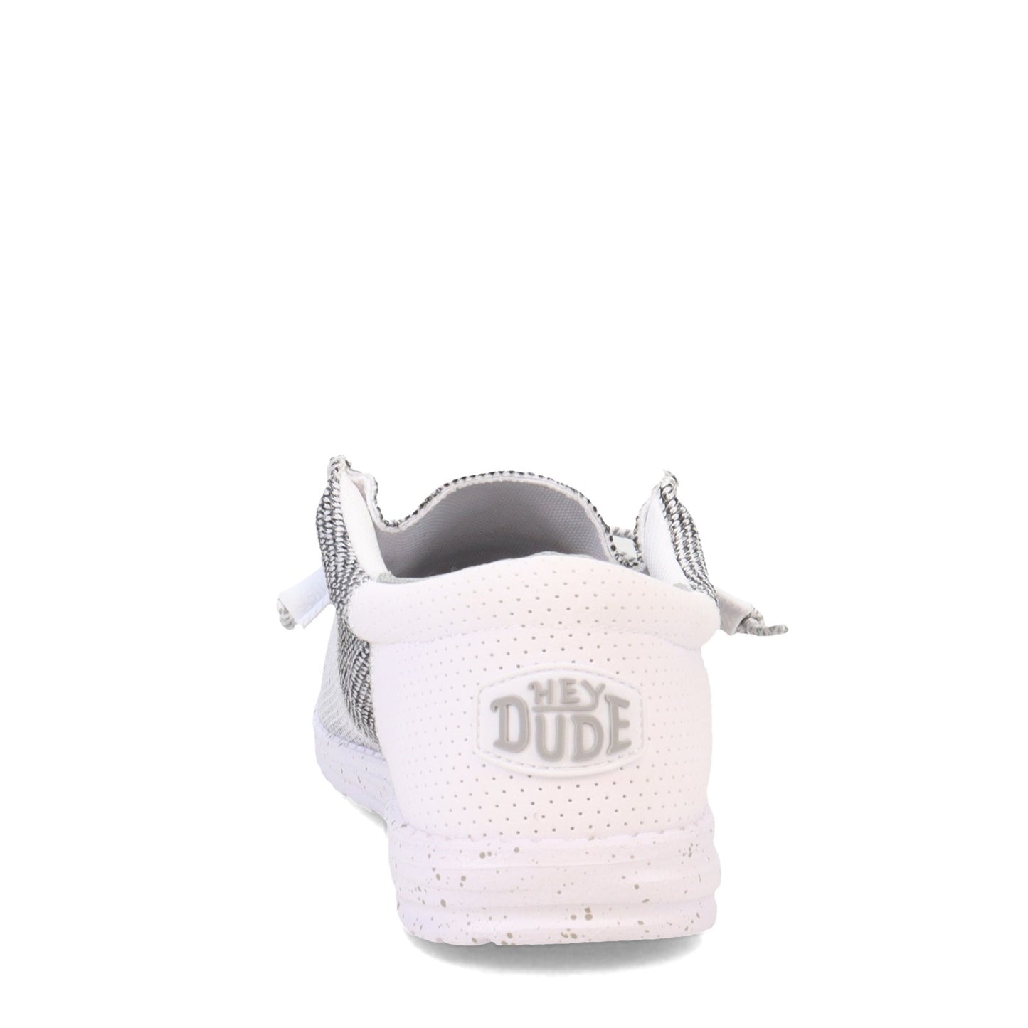 Peltz Shoes Men's Hey Dude Wally Tri Slip-On Stone White 40037-1KA
