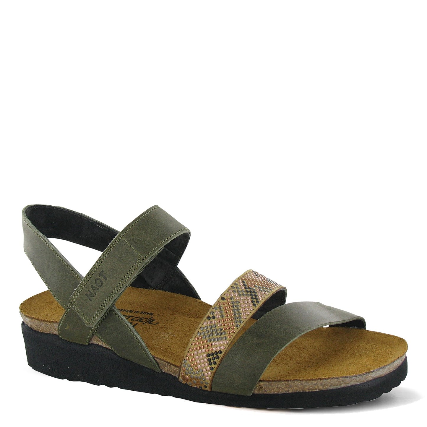 Peltz Shoes Women's Naot Gwyneth Sandal PINE 4019-VAE