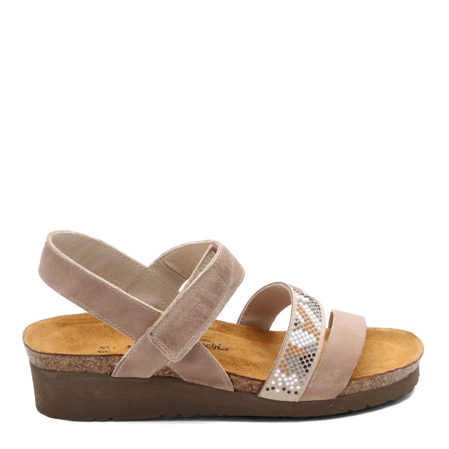 Peltz Shoes Women's Naot Gwyneth Sandal BEIGE KHAKI 4019-WAF