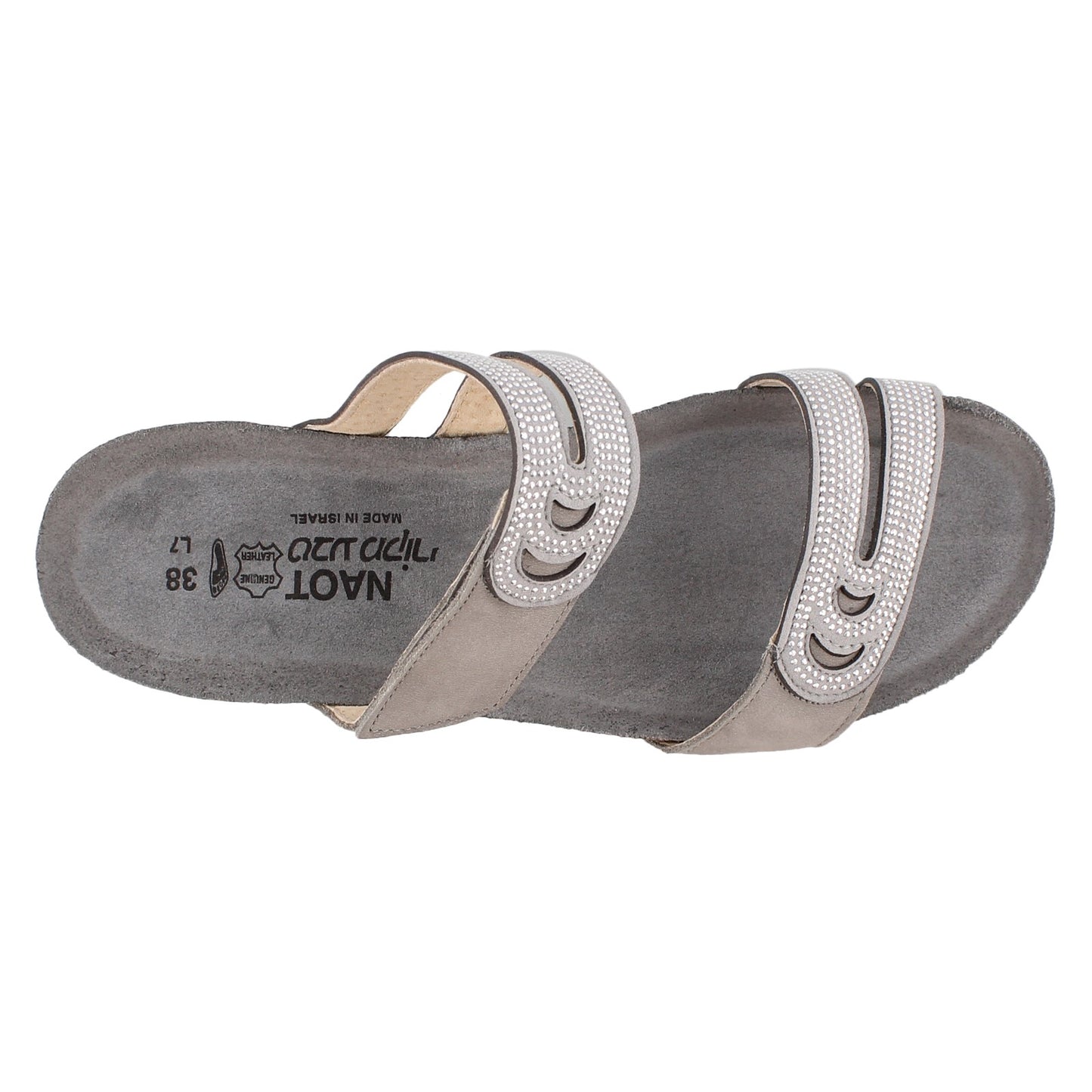 Peltz Shoes Women's Naot Ainsley Sandal GRAY 4020-NLU