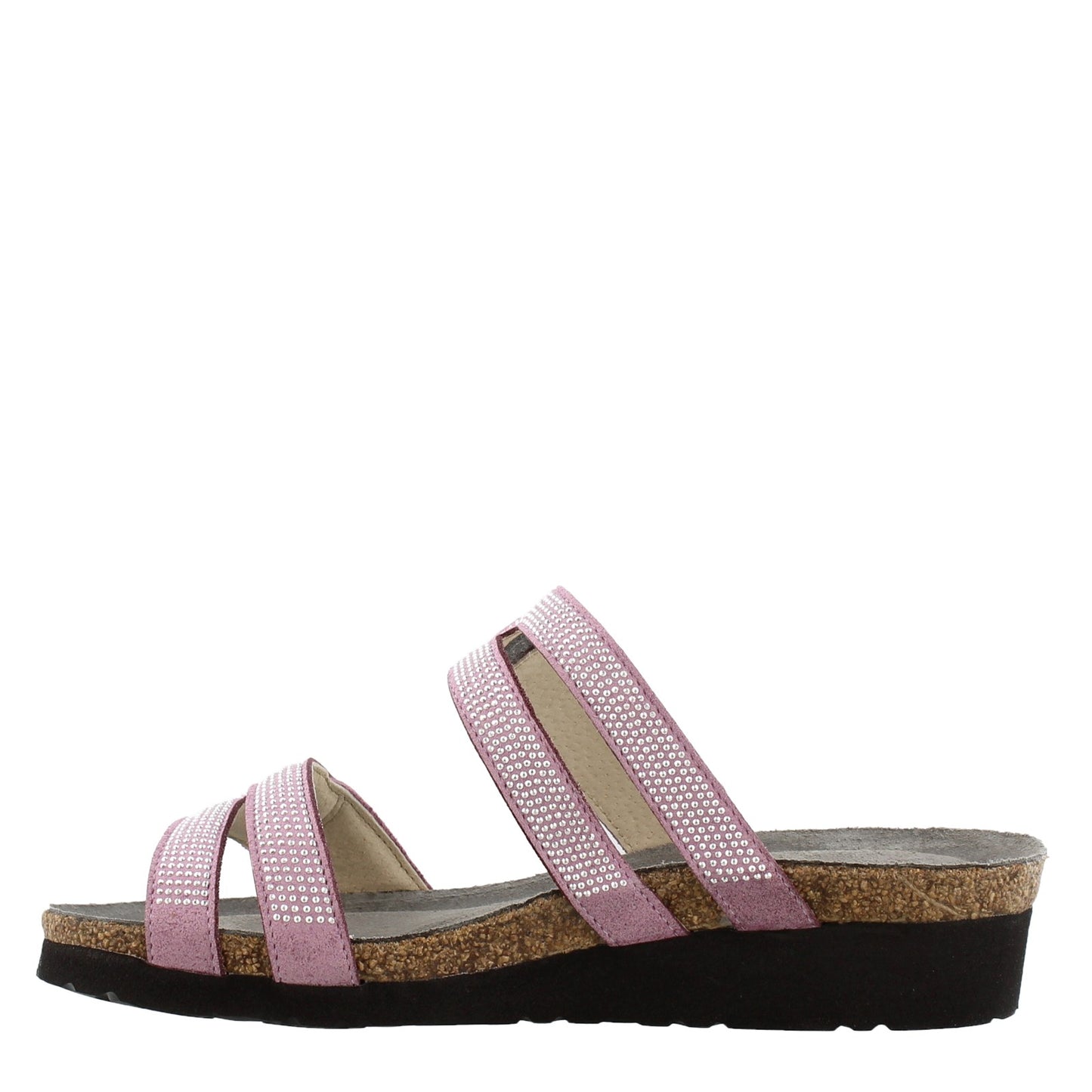 Peltz Shoes Women's Naot Ainsley Slide Sandals LILAC 4020-PCC