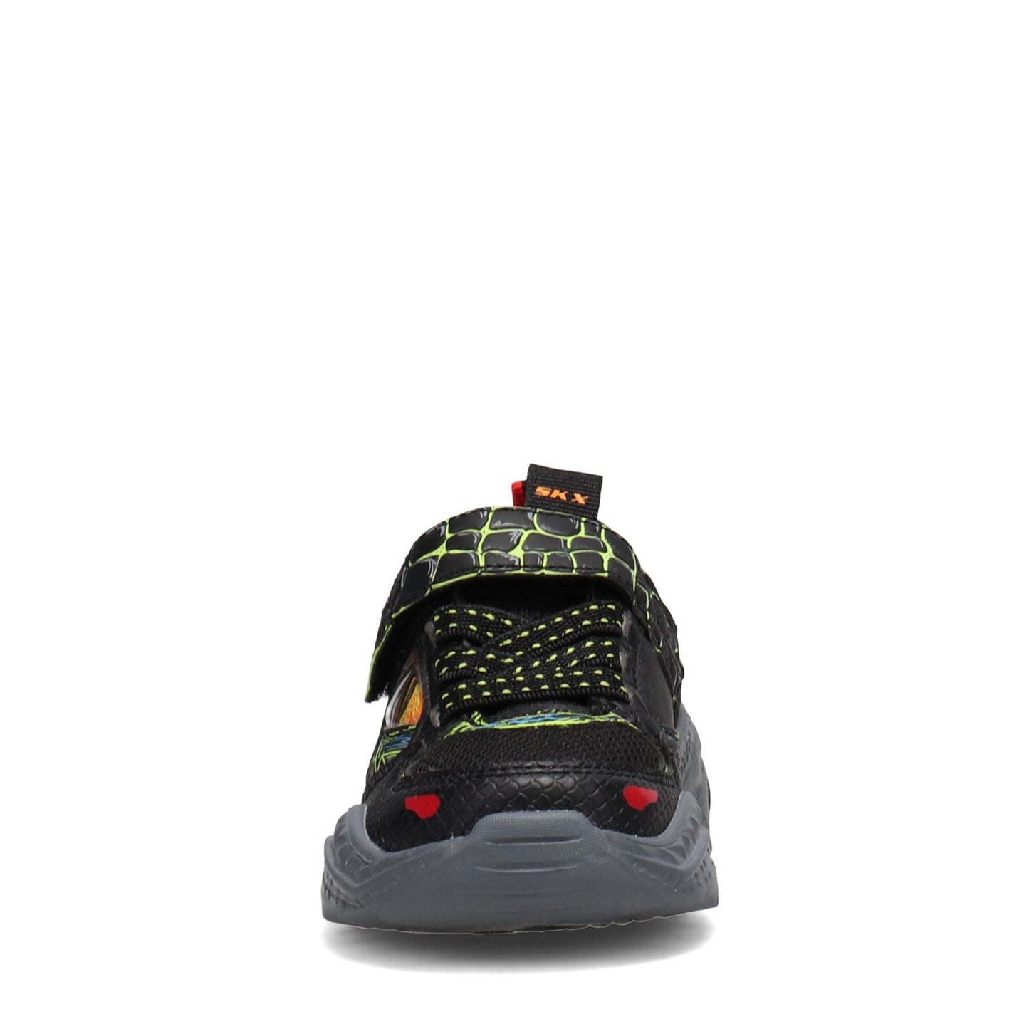 Peltz Shoes Boy's Skechers Skech-o-Saurus Sneaker - Toddler Black/Lime 402235N-BKLM