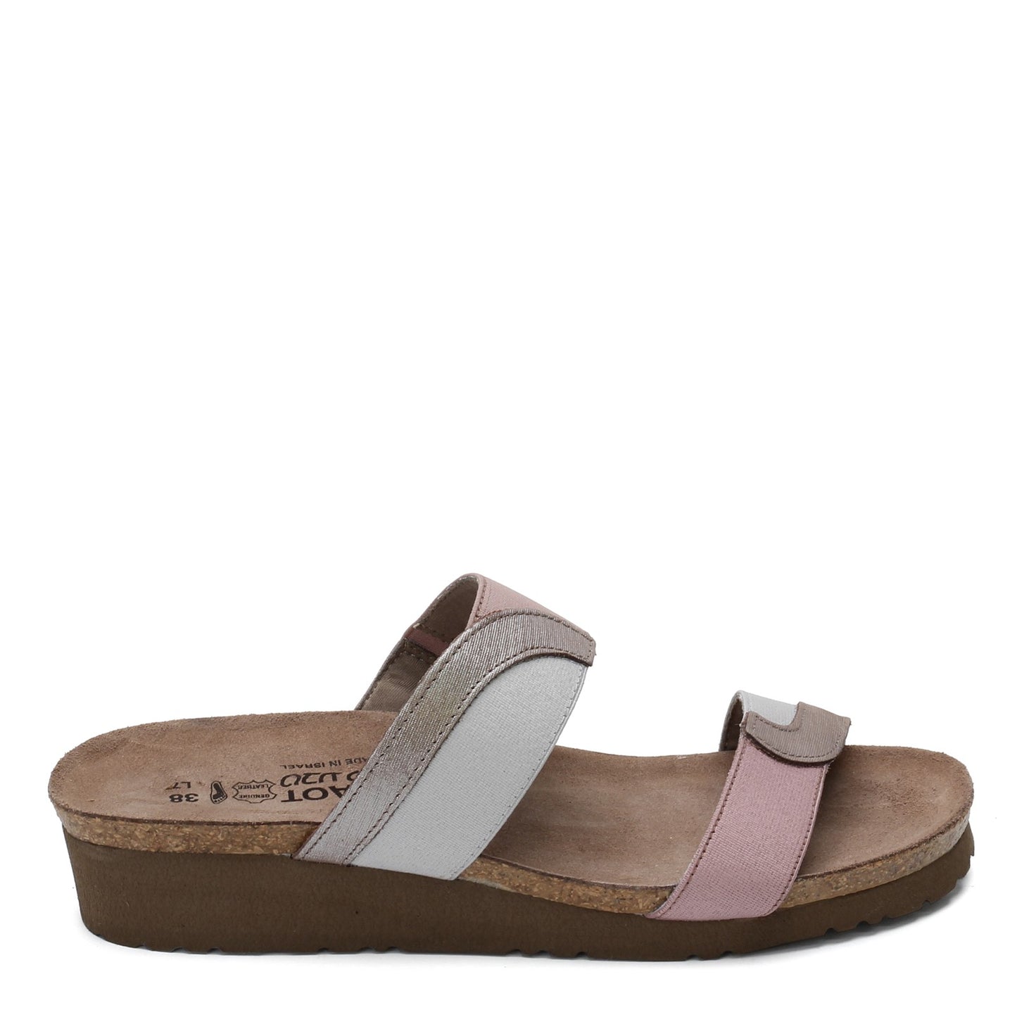 Peltz Shoes Women's Naot Frankie Sandal SILVER 4026-NZY