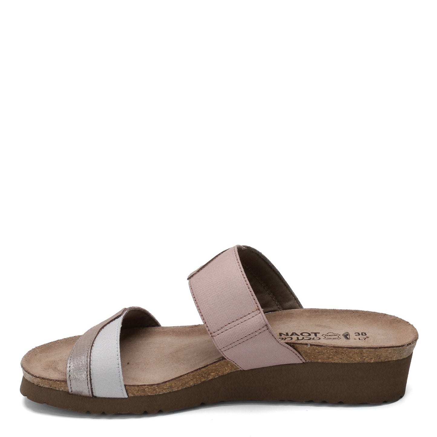 Peltz Shoes Women's Naot Frankie Sandal SILVER 4026-NZY