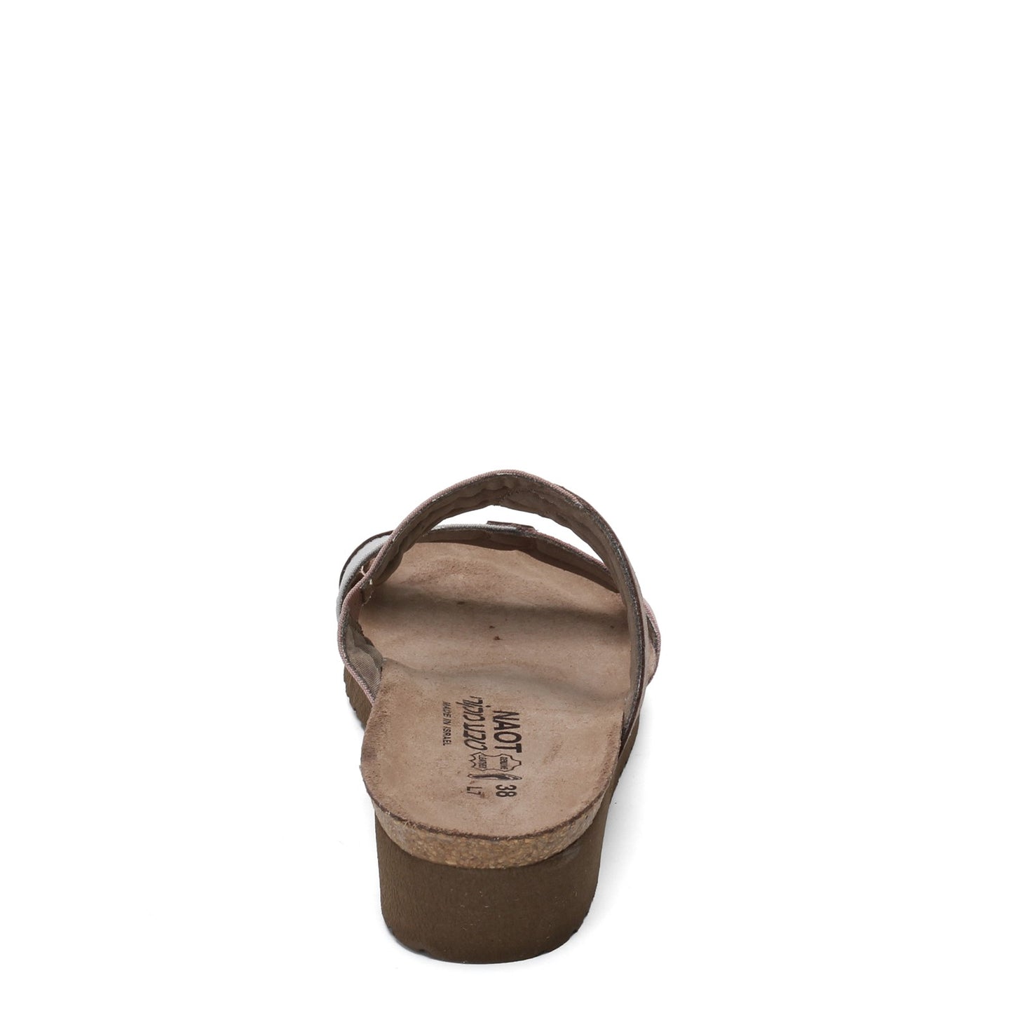 Peltz Shoes Women's Naot Frankie Sandal SILVER 4026-NZY
