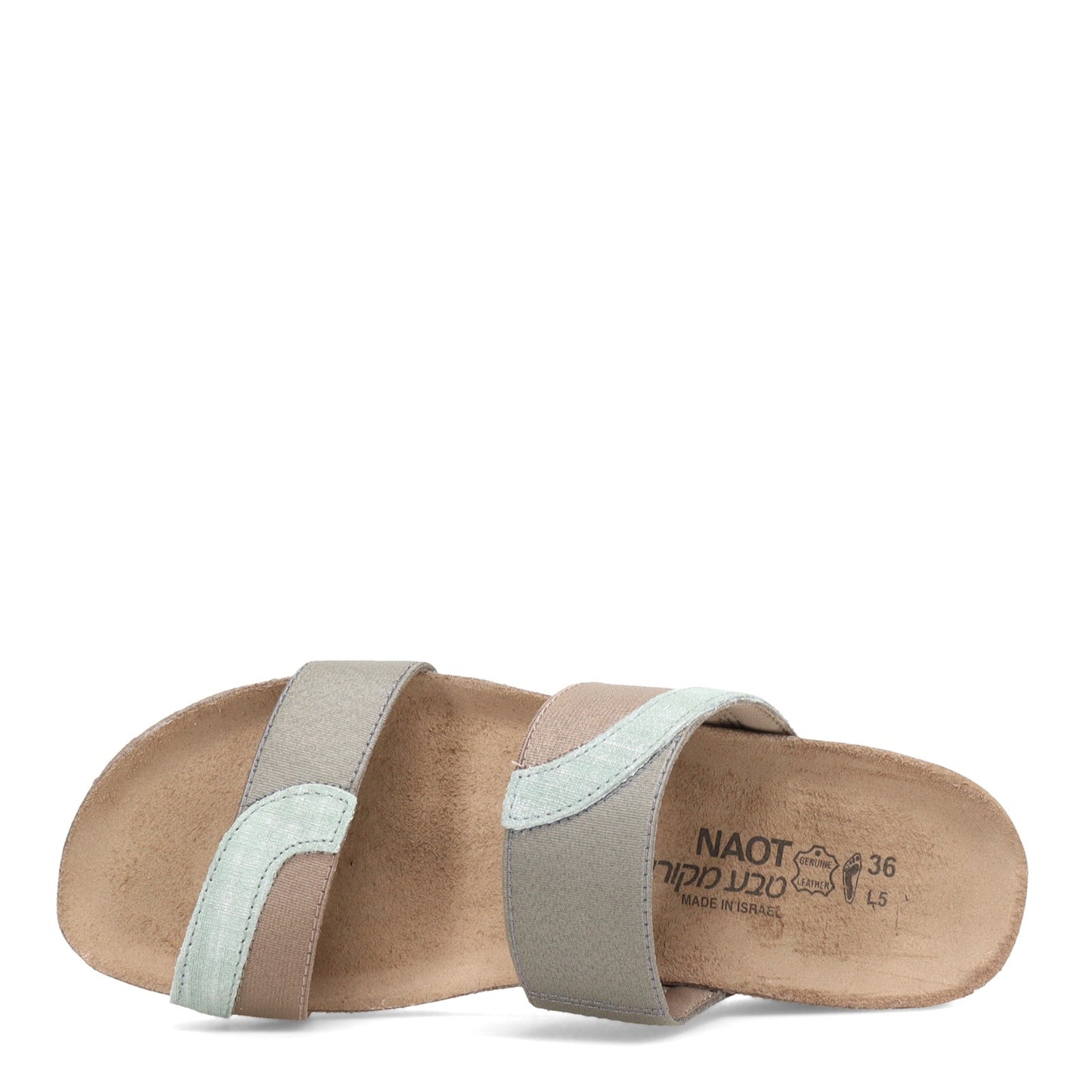 Peltz Shoes Women's Naot Frankie Sandal TEAL 4026-VA9
