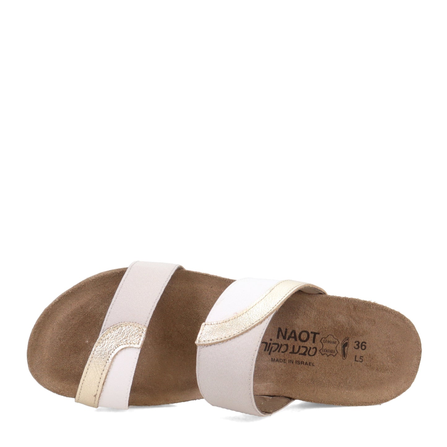 Peltz Shoes Women's Naot Frankie Sandal GOLD 4026-YBU