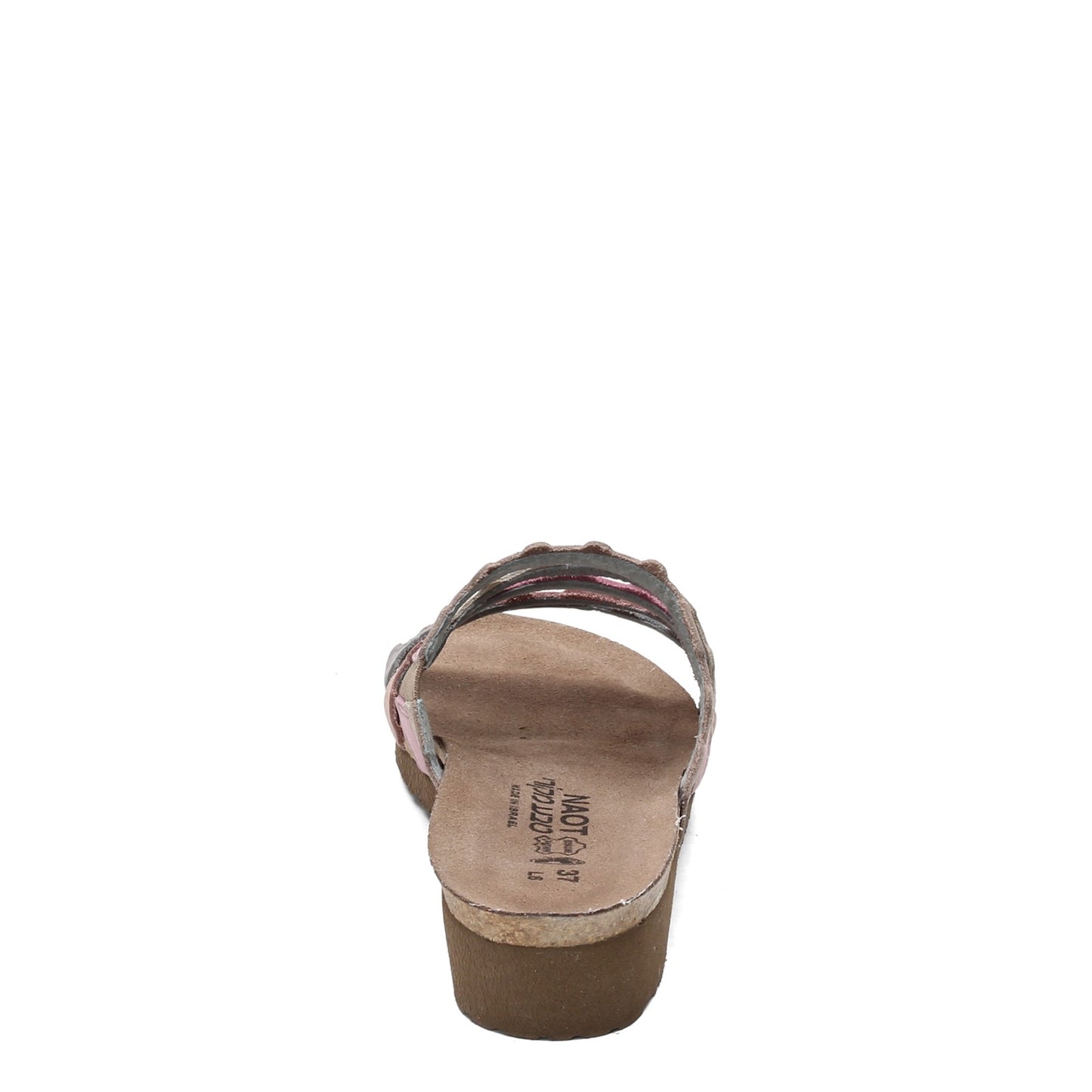 Peltz Shoes Women's Naot Adina Sandal GREY PINK 4034-WBD