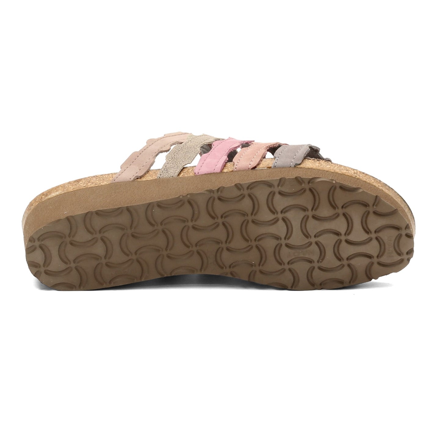 Peltz Shoes Women's Naot Adina Sandal GREY PINK 4034-WBD