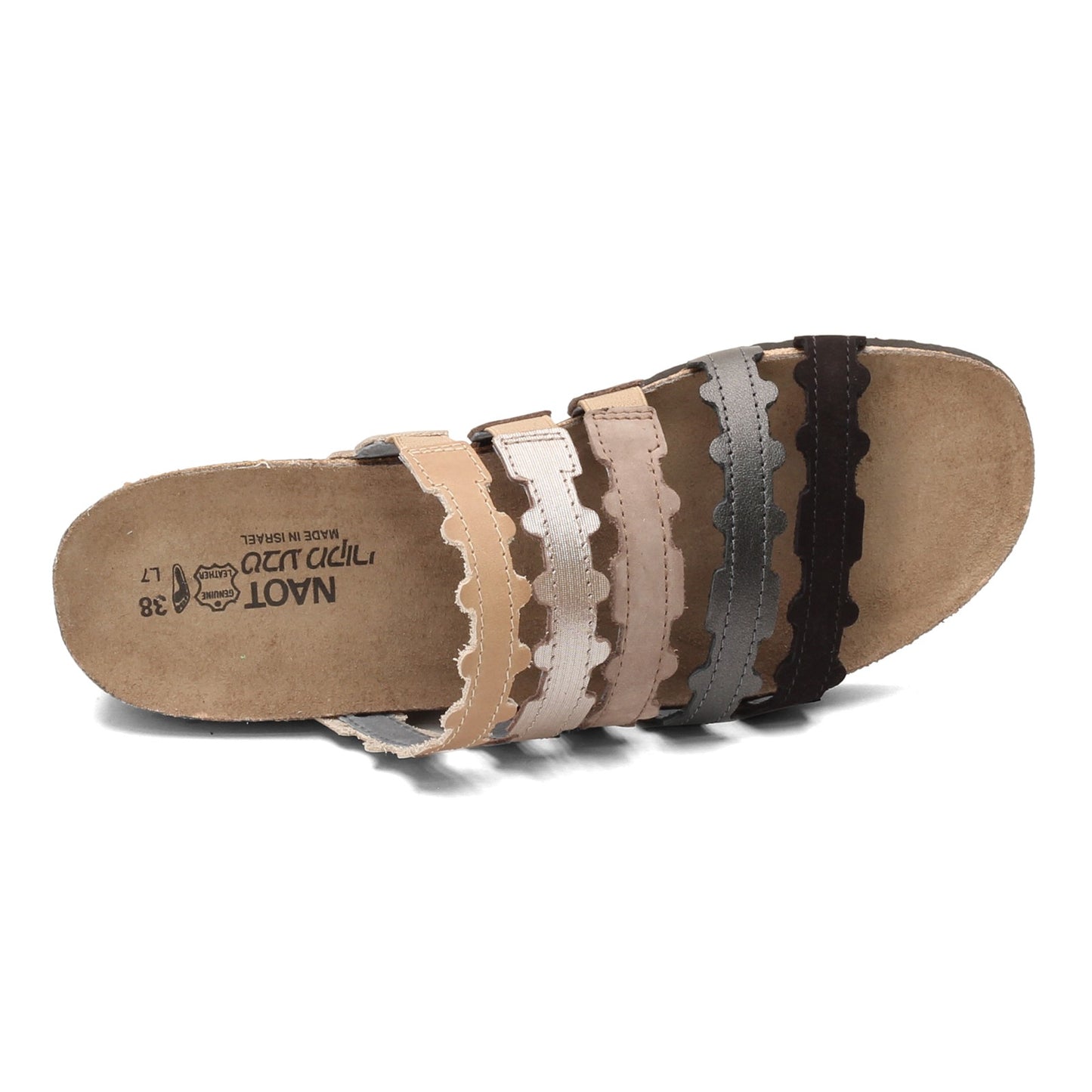 Peltz Shoes Women's Naot Adina Sandal Neutral Multi 4034-WCA
