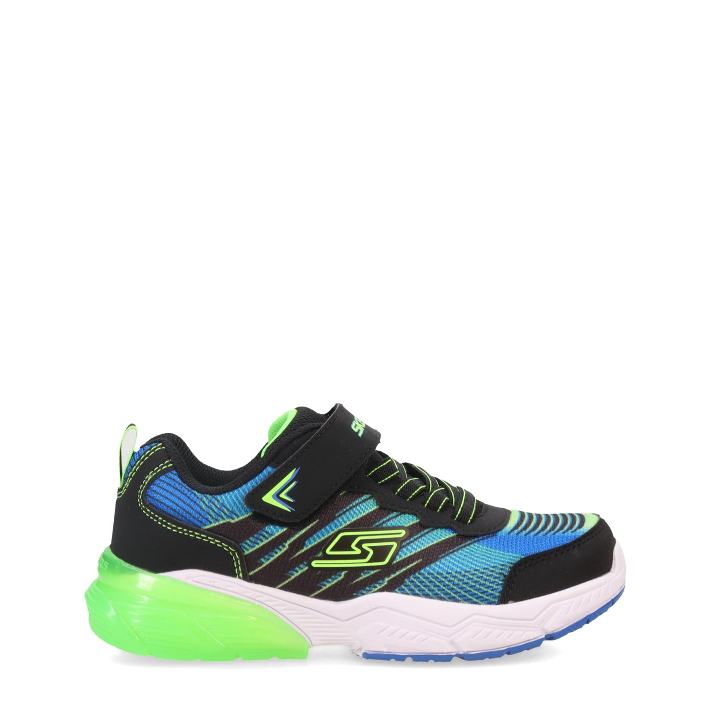 Peltz Shoes Boy's Skechers Thermoflux 2.0 – Brodox Sneaker - Little Kid Black/Blue/Lime 403750WL-BLM
