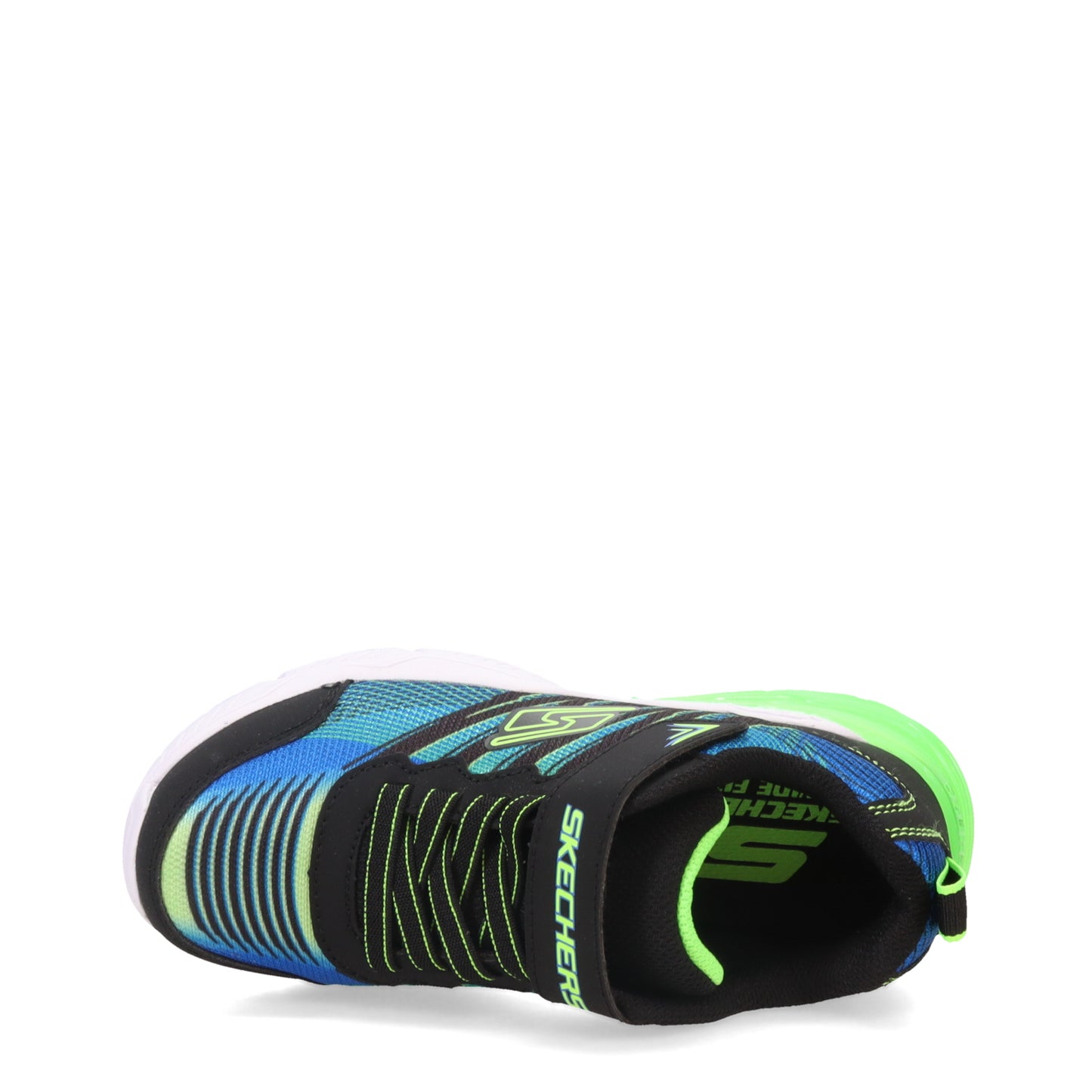 Peltz Shoes Boy's Skechers Thermoflux 2.0 – Brodox Sneaker - Little Kid Black/Blue/Lime 403750WL-BLM
